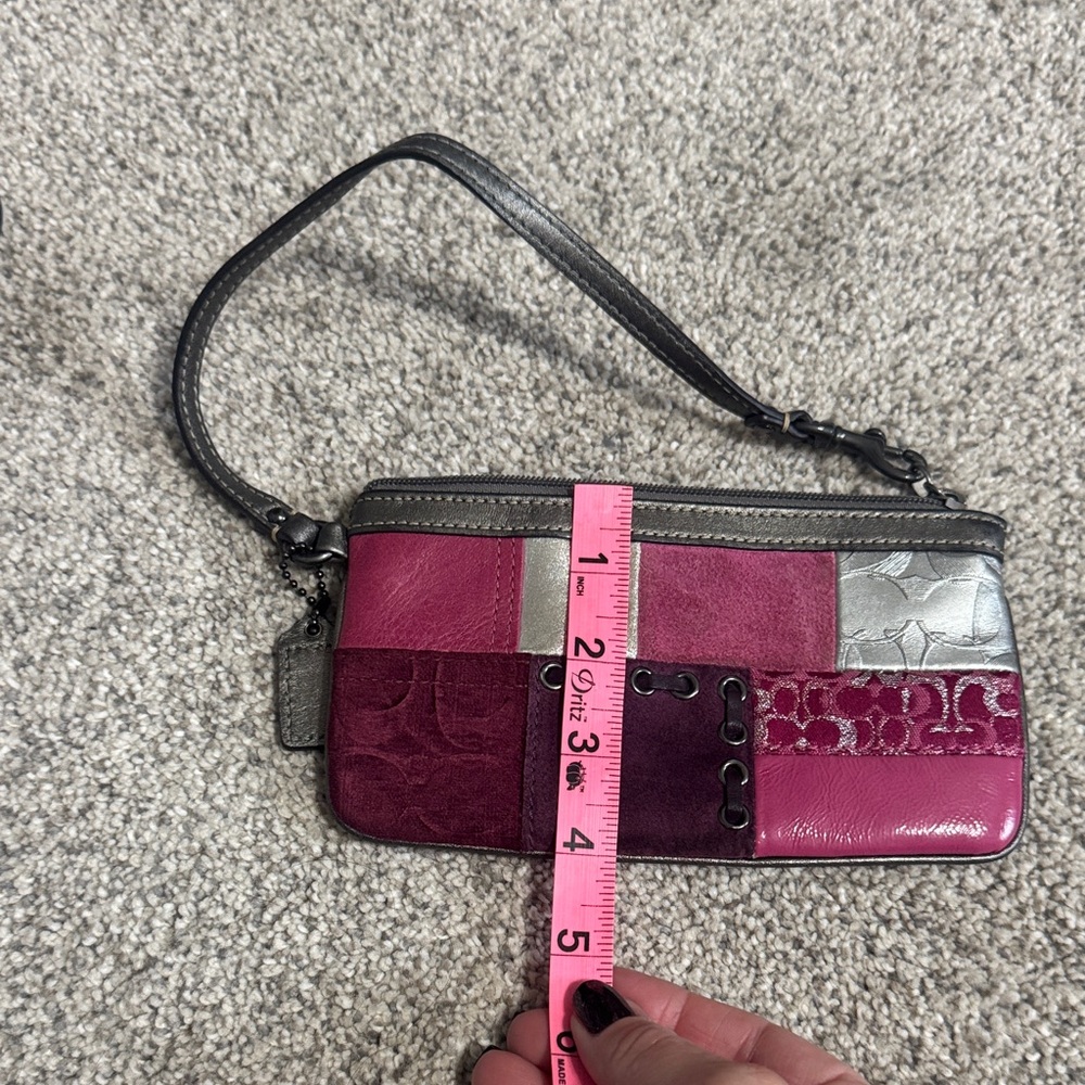 Patchwork Wristlet Clutch - image 4